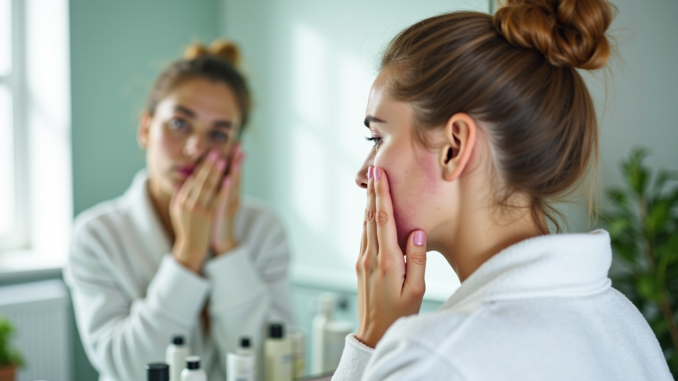 Les signes que votre peau réagit mal à vos produits